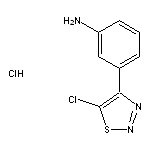 3-(5-chloro-1,2,3-thiadiazol-4-yl)aniline hydrochloride