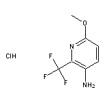 6-methoxy-2-(trifluoromethyl)pyridin-3-amine hydrochloride