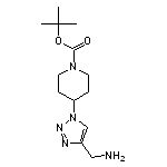 tert-butyl 4-[4-(aminomethyl)-1H-1,2,3-triazol-1-yl]piperidine-1-carboxylate