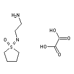 1-[(2-aminoethyl)imino]-1$l^{6}-thiolan-1-one, oxalic acid