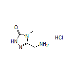 3-(Aminomethyl)-4-methyl-1H-1,2,4-triazol-5(4H)-one Hydrochloride