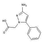 2-(3-amino-5-phenyl-1H-pyrazol-1-yl)acetic acid