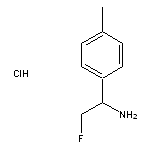 2-fluoro-1-(4-methylphenyl)ethan-1-amine hydrochloride