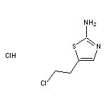 5-(2-chloroethyl)-1,3-thiazol-2-amine hydrochloride