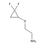 2-(2-aminoethoxy)-1,1-difluorocyclopropane