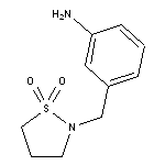 2-[(3-aminophenyl)methyl]-1$l^{6},2-thiazolidine-1,1-dione