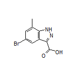 5-Bromo-7-methyl-1H-indazole-3-carboxylic Acid