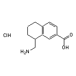 8-(aminomethyl)-5,6,7,8-tetrahydronaphthalene-2-carboxylic acid hydrochloride