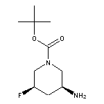 rac-tert-butyl (3R,5S)-3-amino-5-fluoropiperidine-1-carboxylate