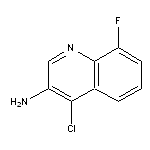 4-chloro-8-fluoroquinolin-3-amine