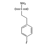 2-(4-fluorophenyl)ethane-1-sulfonamide