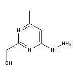 (4-hydrazinyl-6-methylpyrimidin-2-yl)methanol