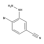 4-bromo-3-hydrazinylbenzonitrile