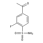 4-acetyl-2-fluorobenzene-1-sulfonamide