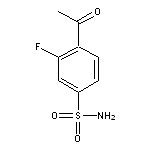 4-acetyl-3-fluorobenzene-1-sulfonamide