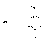 2-chloro-5-(methylsulfanyl)aniline hydrochloride