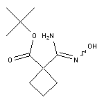 tert-butyl 1-(N’-hydroxycarbamimidoyl)cyclobutane-1-carboxylate