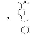 1-[4-(1-phenylethoxy)phenyl]ethan-1-amine hydrochloride