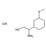 2-amino-2-(3-methoxycyclohexyl)ethan-1-ol hydrochloride