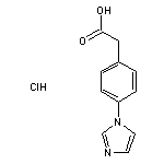 2-[4-(1H-imidazol-1-yl)phenyl]acetic acid hydrochloride