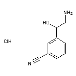 3-(2-amino-1-hydroxyethyl)benzonitrile hydrochloride