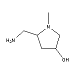 5-(aminomethyl)-1-methylpyrrolidin-3-ol