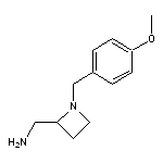 {1-[(4-methoxyphenyl)methyl]azetidin-2-yl}methanamine