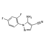 5-amino-1-(2,4-difluorophenyl)-1H-pyrazole-4-carbonitrile