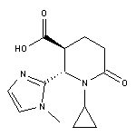 rac-(2S,3S)-1-cyclopropyl-2-(1-methyl-1H-imidazol-2-yl)-6-oxopiperidine-3-carboxylic acid