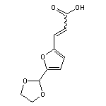 3-[5-(1,3-dioxolan-2-yl)furan-2-yl]prop-2-enoic acid