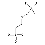 2-(2,2-difluorocyclopropoxy)ethane-1-sulfonyl chloride