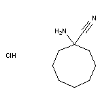 1-aminocyclooctane-1-carbonitrile hydrochloride