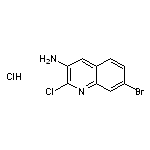 7-bromo-2-chloroquinolin-3-amine hydrochloride