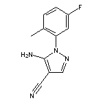 5-amino-1-(5-fluoro-2-methylphenyl)-1H-pyrazole-4-carbonitrile