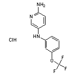 5-N-[3-(trifluoromethoxy)phenyl]pyridine-2,5-diamine hydrochloride