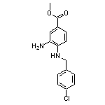 methyl 3-amino-4-{[(4-chlorophenyl)methyl]amino}benzoate