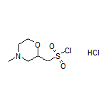 (4-Methylmorpholin-2-yl)methanesulfonyl Chloride Hydrochloride