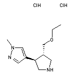 rac-4-[(3R,4S)-4-(ethoxymethyl)pyrrolidin-3-yl]-1-methyl-1H-pyrazole dihydrochloride