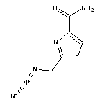 2-(azidomethyl)-1,3-thiazole-4-carboxamide