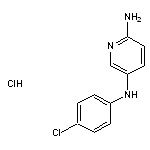 5-N-(4-chlorophenyl)pyridine-2,5-diamine hydrochloride