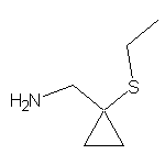 [1-(ethylsulfanyl)cyclopropyl]methanamine