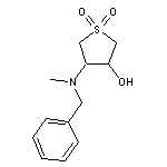 3-[benzyl(methyl)amino]-4-hydroxy-1$l^{6}-thiolane-1,1-dione