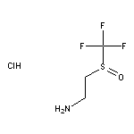 2-trifluoromethanesulfinylethan-1-amine hydrochloride