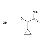 2-cyclopropyl-2-methoxyethanimidamide hydrochloride