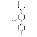 rac-tert-butyl (3R,4S)-3-amino-4-(4-fluorophenyl)piperidine-1-carboxylate