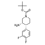 rac-tert-butyl (3R,4S)-3-amino-4-(3,4-difluorophenyl)piperidine-1-carboxylate