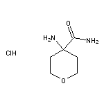 4-aminooxane-4-carboxamide hydrochloride