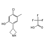 2-(azetidin-3-yl)-5-chloro-4-methylphenol, trifluoroacetic acid