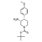 rac-tert-butyl (3R,4S)-3-amino-4-(4-methoxyphenyl)piperidine-1-carboxylate