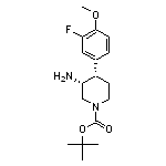 rac-tert-butyl (3R,4S)-3-amino-4-(3-fluoro-4-methoxyphenyl)piperidine-1-carboxylate